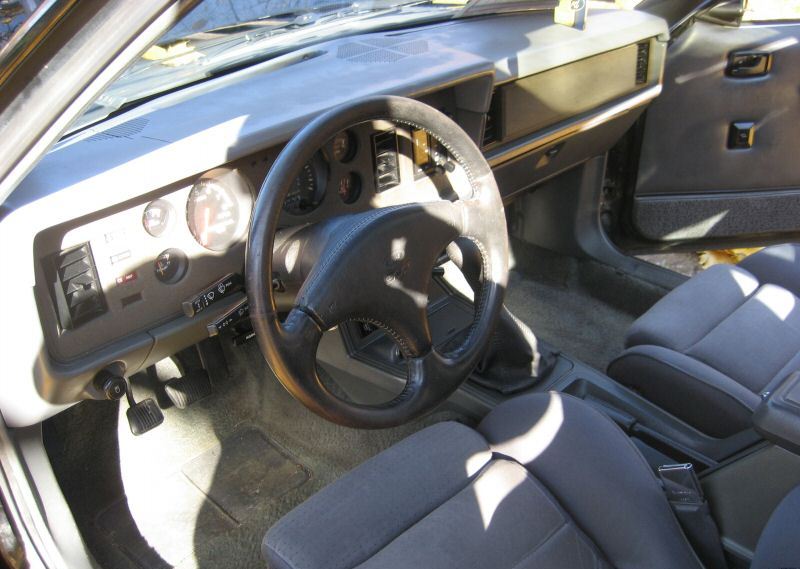Interior 1985 Mustang SVO Hatchback