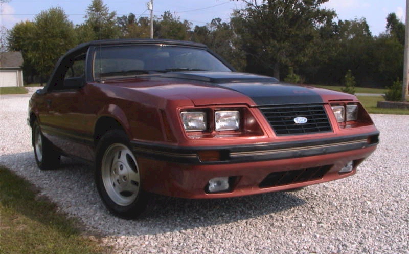 Bright Copper 1984 Mustang Convertible