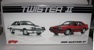 Red and White Mustang GT Twister Hatchback Model
