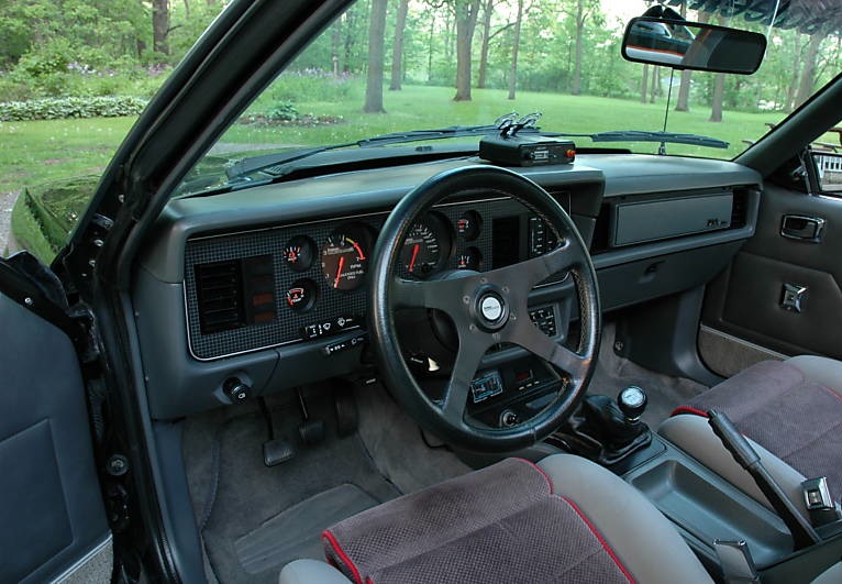Gray Interior 1985 Saleen Mustang Hatchback
