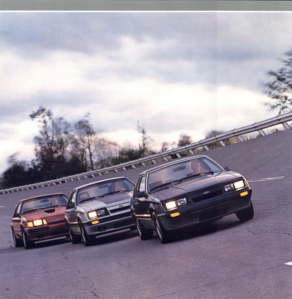 Page 16: 1986 Ford Mustang Promotional Brochure