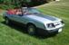 Silver 1986 Mustang GT convertible
