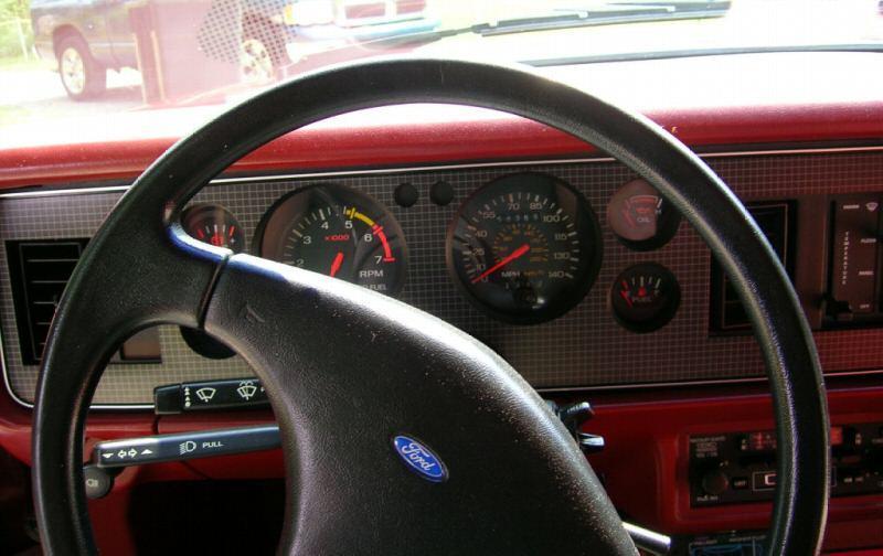 Dash 1986 Mustang LX 5.0L Coupe