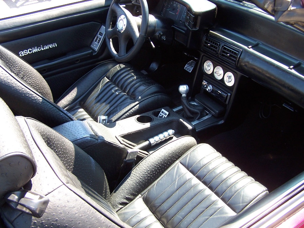 Custom Interior 87 Mustang ASC McLaren Convertible