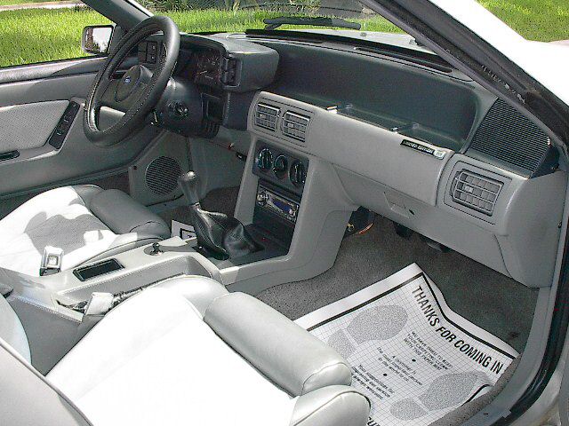 1987 Mustang ASC McLaren Interior