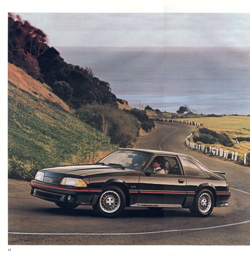 Black Mustang GT 2-door hatchback