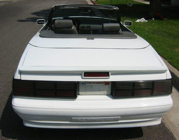 1988 Ford mustang asc mclaren convertible