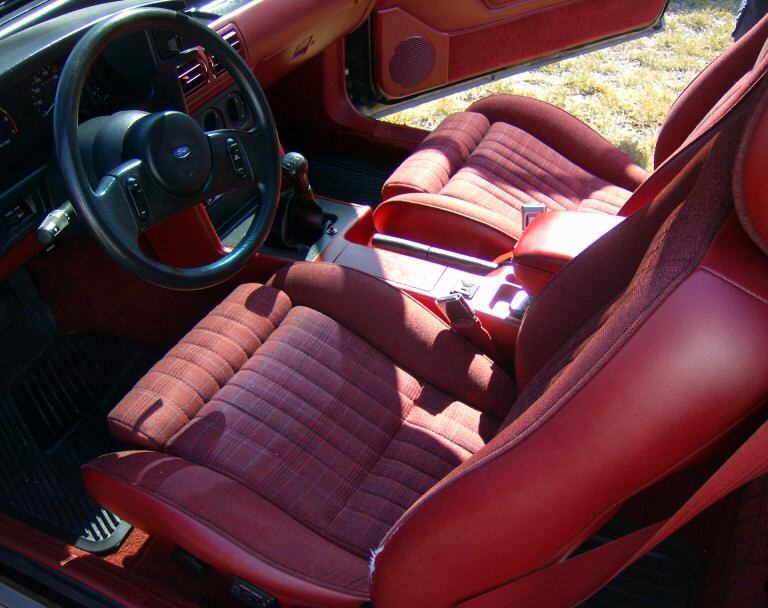 Interior 1988 Mustang GT