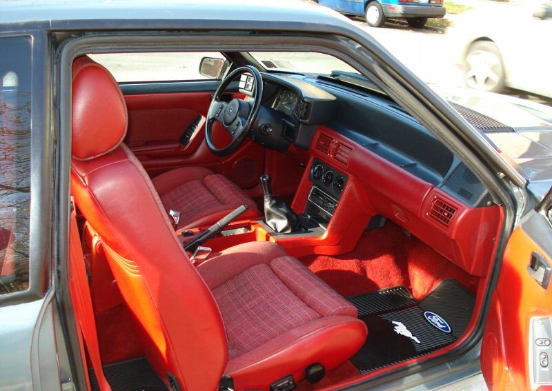 Interior 1988 Mustang GT Hatchback
