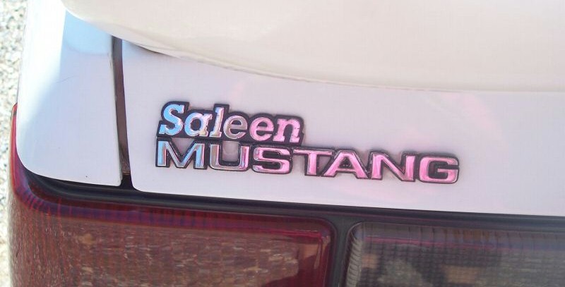 1988 Saleen Mustang Rear Emblem