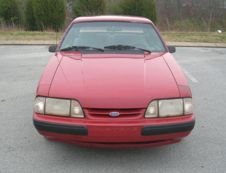 Scarlet Red 1988 Mustang 5.0 LX Hatchback