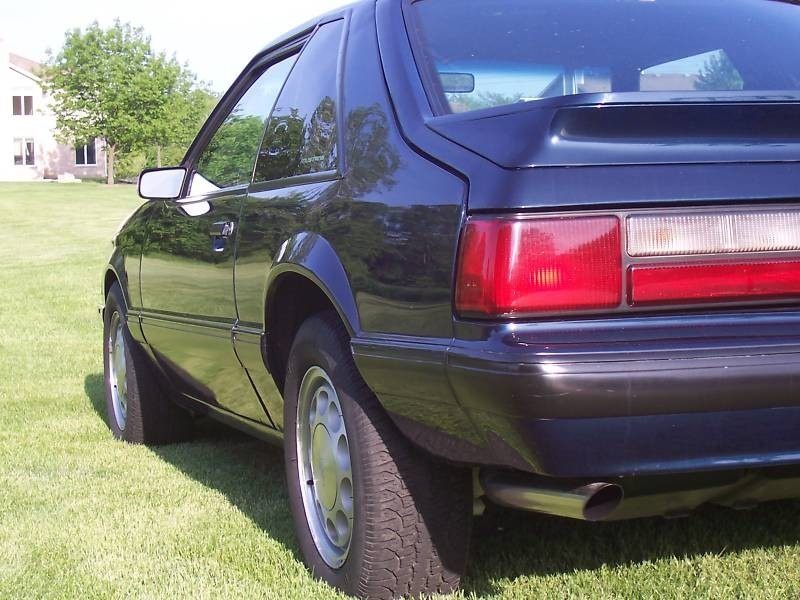 Dark Shadow Blue 1988 Mustang 5.0L LX Hatchback