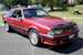Red 1990 Mustang LX