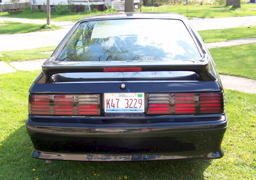 Black 1990 Mustang GT
