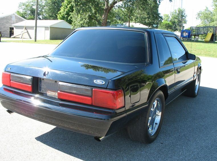 Black 1990 Mustang Coupe
