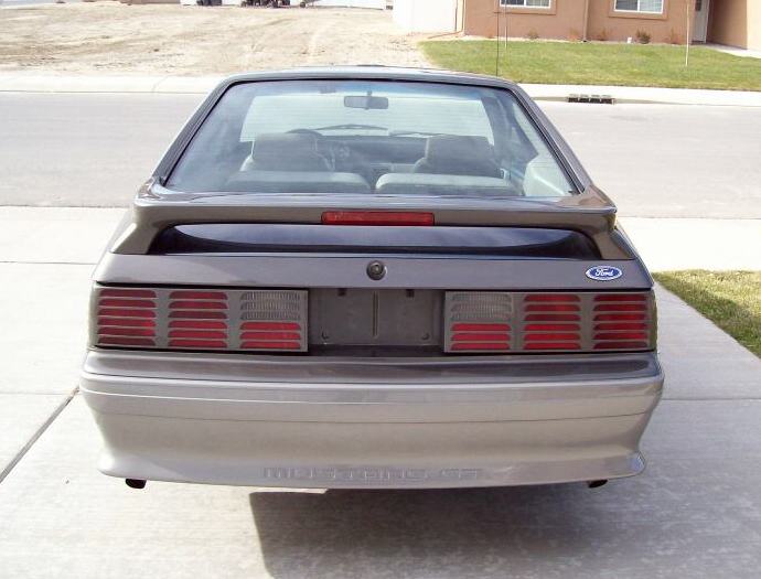 Dark Titanium 1990 Mustang GT
