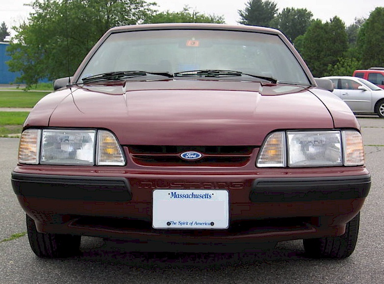 Medium Cabernet 1990 Mustang SSP Coupe