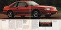 Bright Red 1990 Mustang GT hatchback