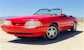 Red 1991 Mustang Convertible