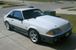 Modified White 1991 Mustang GT Hatchback