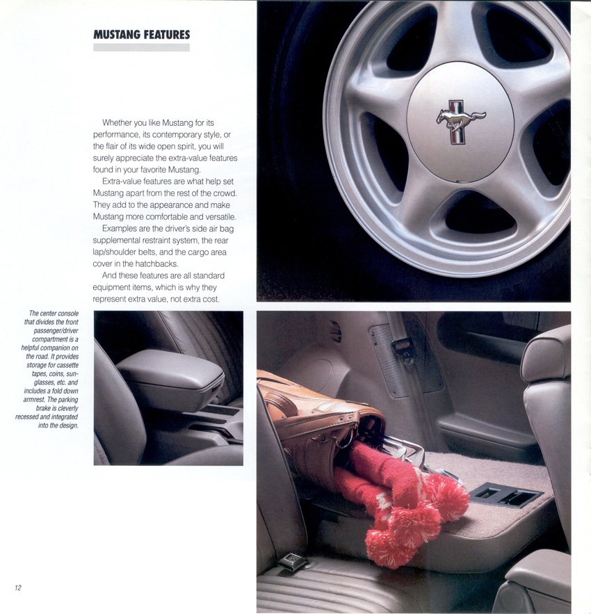 1991 Ford Mustang Promotional Booklet