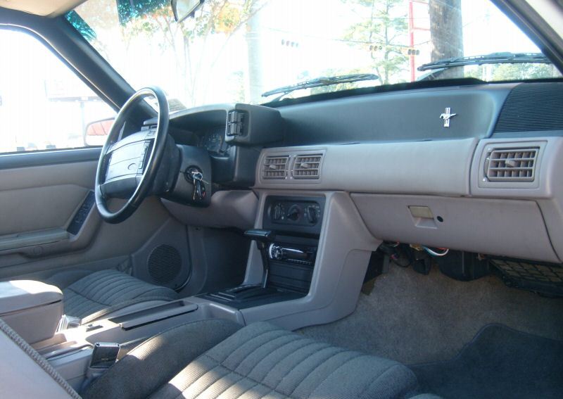 Interior 1992 Mustang LX Coupe