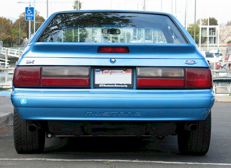 Bimini Blue 1992 Mustang LX