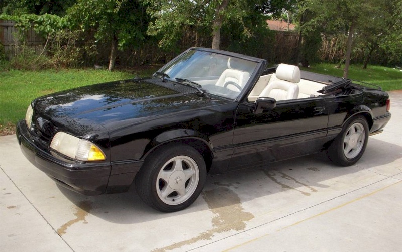 Black 1992 Mustang GT Convertible