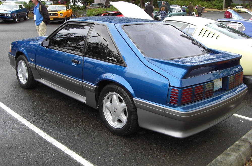 Ultra Blue 1992 Mustang 5.0L GT Hatchback