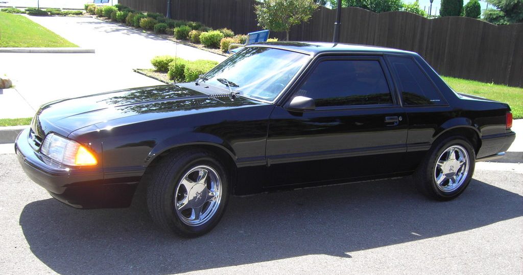 Black 1993 Mustang Coupe