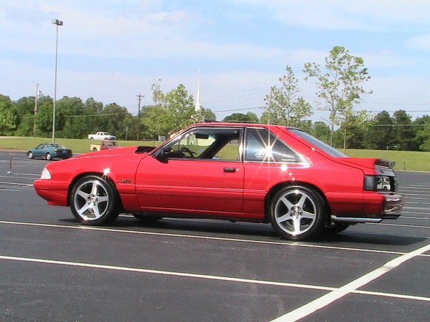 Vermillion 1993 Mustang