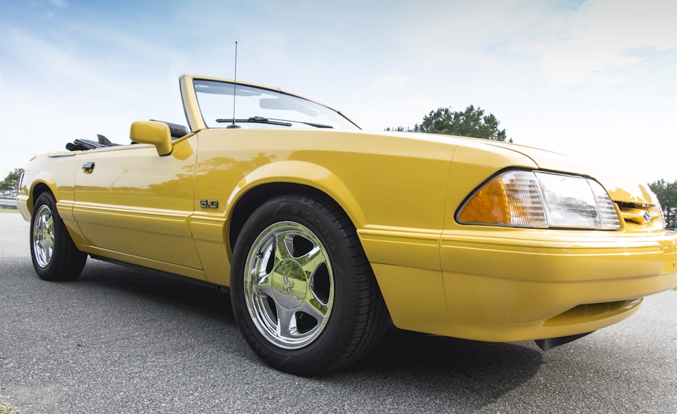 Canary Yellow 1993 Feature Mustang