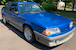 Bright Blue 1993 Mustang GT hatchback
