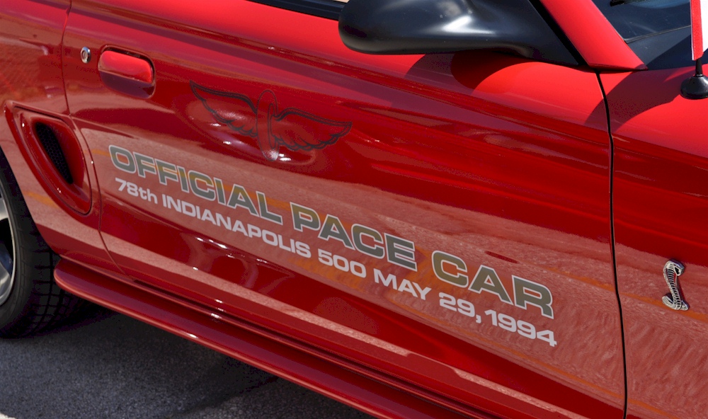 Indianapolis Pace Car Decals