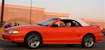 Bright Tangerine 1996 Mustang GT Convertible