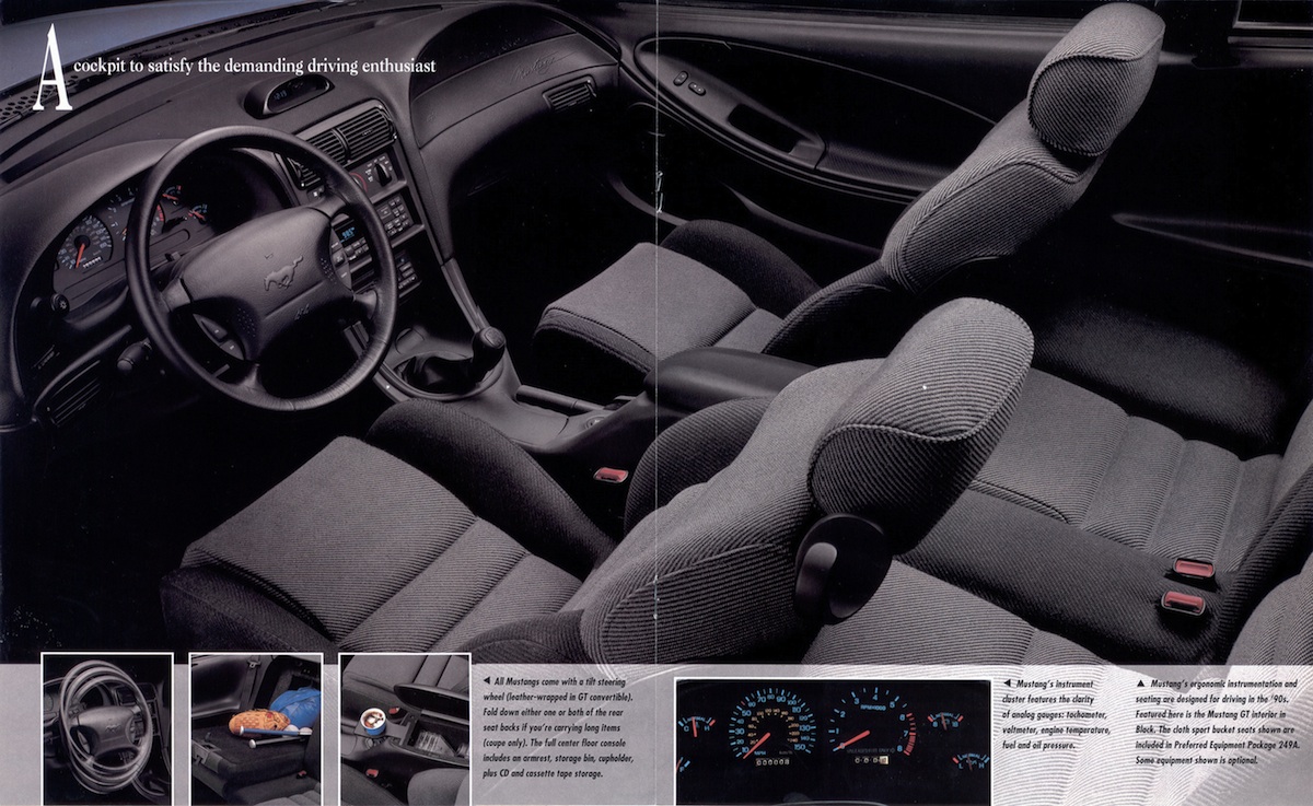 Page 6 & 7: 1996 Ford Mustang Promotional Brochure