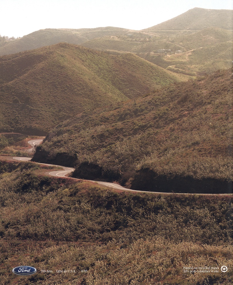 Back: 1996 Ford Mustang Promotional Brochure