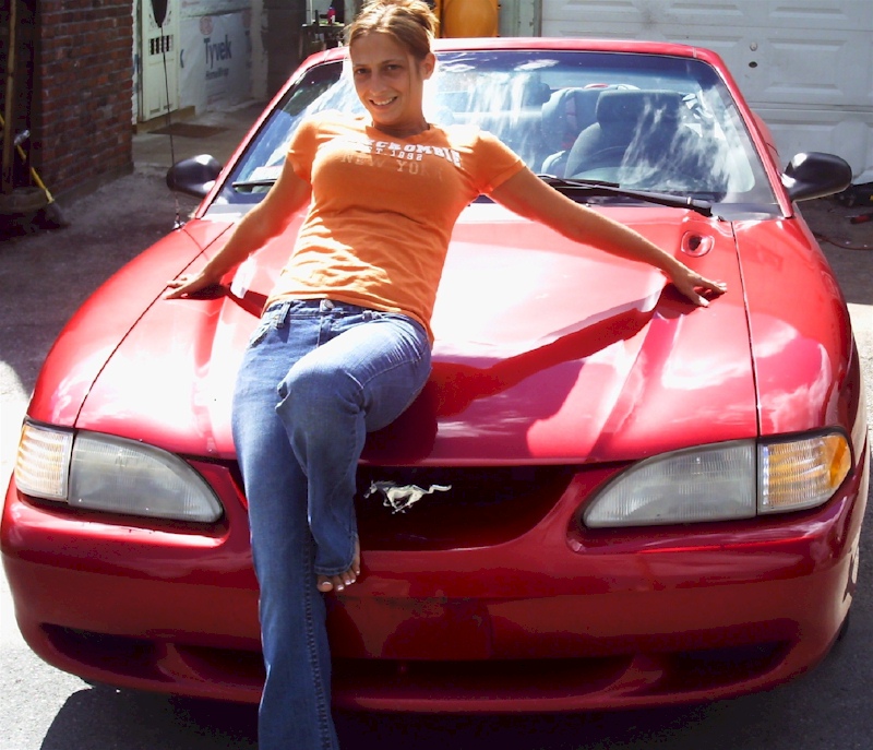 Laser Red 1997 Mustang Convertible