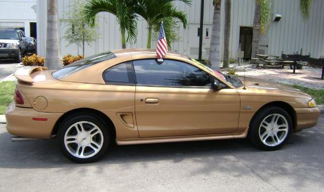 Aztec Gold 1997 Mustang GT Coupe