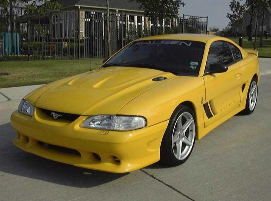 Chrome Yellow 1998 Saleen Mustang Coupe