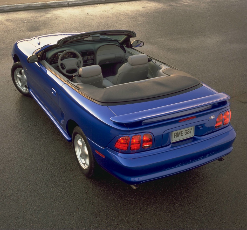 Atlantic Blue 98 Mustang GT Convertible