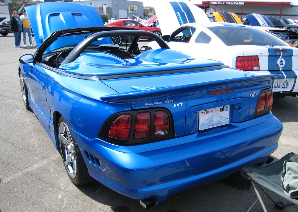 Bright Atlantic Blue 98 Mustang Saleen S281 Cobra
