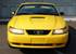1999 Chrome Yellow Mustang Convertible front end