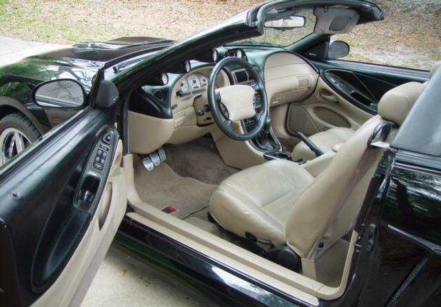 1999 Black Mustang Roush interior