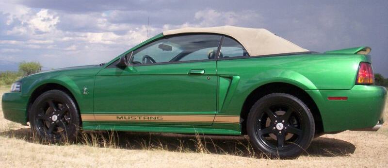1999 Electric Green SVT Cobra left side