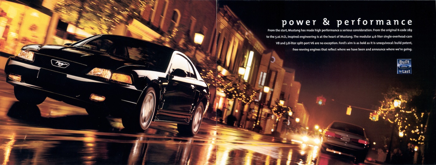 Page 12 & 13: 1999 Ford Mustang Promotional Brochure