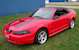 Performance Red 2000 Mustang GT Spring Feature Convertible