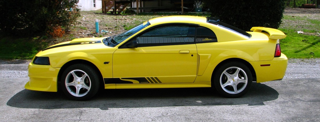 Zinc Yellow 2000 Steeda modified Mustang GT Feature Car