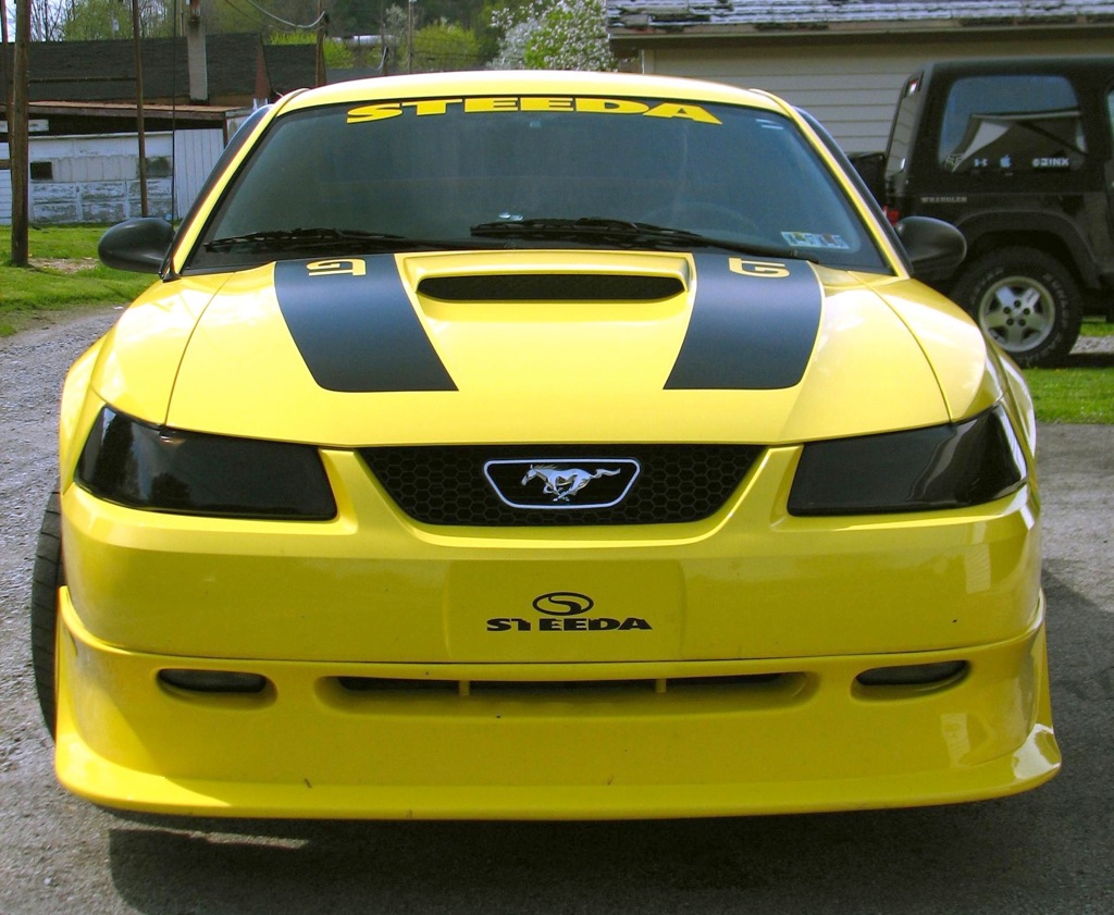 Zinc Yellow 2000 Steeda modified Mustang GT Feature Coupe