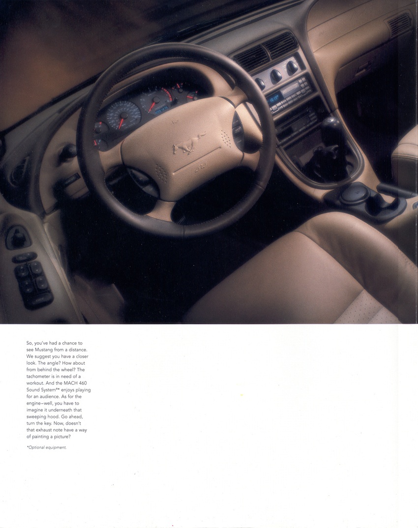 Page 3: 2000 Ford Mustang Promotional Brochure